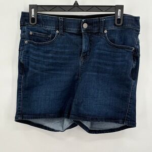 Torrid Womens Plus Size 16 Dark Wash Stretch Shorts Blue